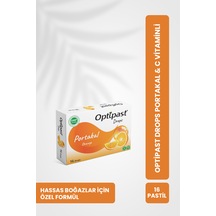 Optipast Drops Portakal & C Vitaminli 16 Pastil