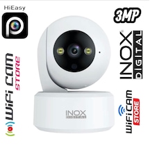 Inox X108 İç Ortam 3mp Wifi Akıllı Güvenlik Kamerası