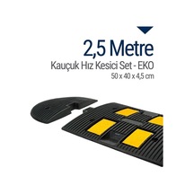 Kauçuk Hız Kesici Yol Kasisi 50 x 40 x 4 CM - EKO - 2.5 M