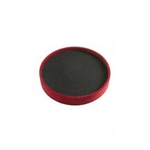 Yuvarlak - 876 - Ahşap Anfora Kumaş Yüzüklük 20 - Spt-gld - Cm Kırmızı