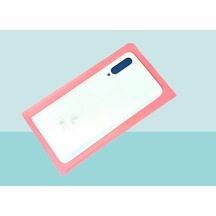 Tkgz - Xiaomi Mi 9 Arka Kapak Batarya Kapağı - Beyaz Çok Renkli