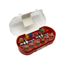 12v H4 Ampul-sigorta Seti Acil Set +%220 Fazla Işık 30 Parça