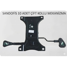 Sandofis Çift Kollu Mekanizma 10 Adet Siyah