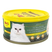 Me-O Delite Ton Balıklı ve Sebzeli Tahılsız Yetişkin Kedi Maması 80 G