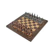 Gifthome Metal Satranç Takımı-seti Orta Truva ve sparta Antik