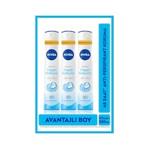 Nivea Fresh Natural 48 Saat Kadın Sprey Deodorant 3 x 200 ML