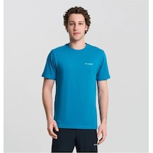Columbia Csc M Pfg Trout Shine Ss Tee Erkek Kısa Kollu Tişört Cs0421 Mavi