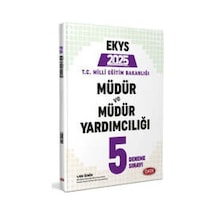 Data Yayınları 2025 MEB EKYS Müdür ve Müdür Yardımcılığı Orijinal 5 Deneme Sınavı