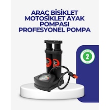 Lvsqvr Kaymaz Pedallı Ayaklı Hava Pompası Tüm Supap Uyumlu