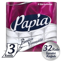 Papia 3 Katlı Tuvalet Kağıdı 32 Rulo