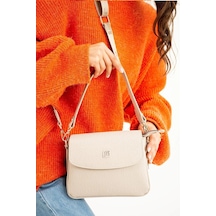 Just Polo Kadın Kabartma Desenli El Ve Omuz Çantası 234073mh Taş