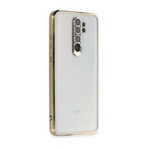 Xiaomi Redmi Note 8 Pro Kılıf Razer Lensli Silikon - Gold 0.2M-Çok Renkli