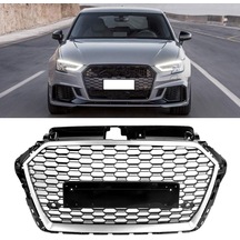 Audi A3 2018-2019-2020 8v Siyah Rs3 Ön Panjur