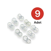 Tek-iş Silikon Kapı Pencere Stoperi Tamponu 9 Adet