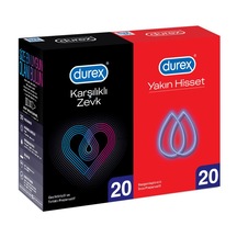 Durex Karşılıklı Zevk Geciktiricili + Yakın Hisset Prezervatif 40