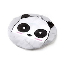 Beyaz Çocuk Karikatür Sevimli Hayvan Baskı Duş Başlığı Banyo Salonu Su Geçirmez Saç Şapka Beyaz