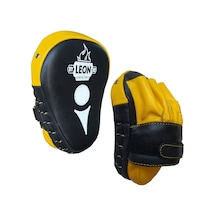Aksaspor Leon Ultimate Hakiki Deri Boks Ve Kick Boks El Lapası Ellik Sarı