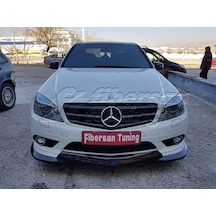 Mercedes C180(Makyajsız) Tampon Ekleri -fibersan Tuning