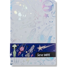 Serve Note Uzay 17x24 Çizgili Defter Beyaz Sv-ntuzybyz