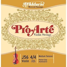 D'addario J56 Pro-arté Keman Tel Seti 4/4 Naylon Özlü Yumuşak Tını Neme Karşı Toleranslı Yapı Ve Konforlu Parmak Tuşesi
