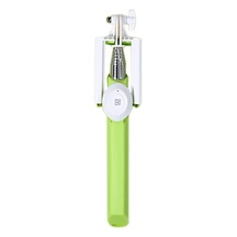 P3 Apple Uyumlu iPhone Android Bluetooth Kumandalı Selfie Çubuğu-yeşil
