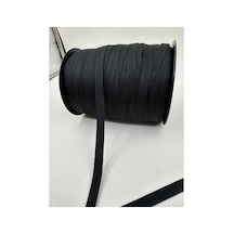 1 Cm Polyester Balıksırtı Şerit-5 Metre- Siyah - 687264769