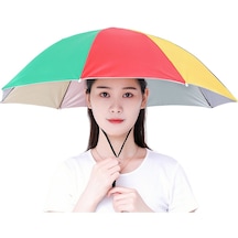 Yy Kadın Başa Takılan Güneş Koruma Şapkası Şemsiye -ys01874-renkli