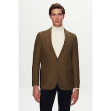 D's Damat Slim Fit Yeşil Armürlü Kumaş Ceket 3ef04r107409m Yeşil