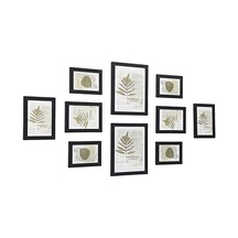 Songmıcs Resim Çerçevesi Seti 10'lu, 20 X 25 Cm Boyutunda 2 Fotoğraf, 13 X 18 Cm Boyutunda 4 Fotoğraf, 10 X 15 Cm Boyutunda 4 Fotoğraf, Siyah Açık Bej