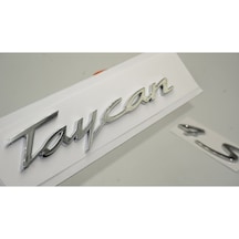 Porsche Taycan 4S Bagaj 3M 3D Abs Yazı Logo Amblem  (548285607)