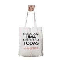 Art Hediye Mexeu Uma Mexeu Todas İki Tarafı Kalıcı Baskılı Yıkanabilir Okul Plaj Omuz Bez Çantası Çok Renkli
