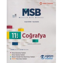 11.Sınıf Coğrafya Msb Modüler Soru Bankası -  Eğitim Vadisi