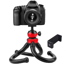 Fototek Flexible Octopus Tripod Dslr Tripod Masaüstü 5kg Kapasite