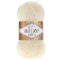 Alize Diva 5 Adet 67 Mum Işığı Rengi El Örgü İpliği