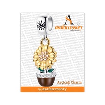 Ayçiçeği Charm Asafaccessory Sarı