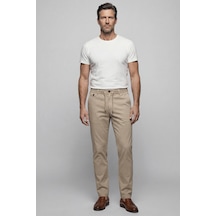Bisse Erkek Lastikli Bağcıklı Spor Jogger Bej Pantolon Pns25k25202 D07