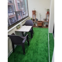 Regnum Halı Protokol Yeşil Kaymaz Taban Balkon Kesme Yolluk