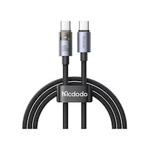 Ca-5580 Type-c To Type-c 100w 1.2m Hızlı Şarj Ve Data Kablosu 1,2m Siyah