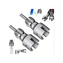 Dashanshop 2 Adet Boru Diş Açma Kesici Çift Fonksiyonlu İç Ve Dış Pvc Boru Diş Açma Seti 1/2 3/4 1 Ev Tamiri