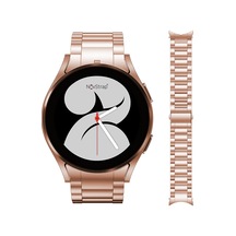 Novstrap Samsung Galaxy Watch 7 6 5 4 Fe 40-42-43-44-45-46-47 Mm İle Uyumlu Çelik Metal Kordon Boşluk Bırakmayan Pimli