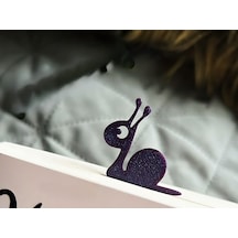 Salyangoz Kitap Ayracı - Tatlı Yer İşareti Salyangoz