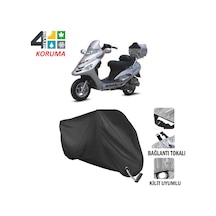 Bisan Pasific 150 Motosiklet Brandası ( Kilit Uyumlu - Siyah