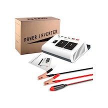 Xindoker 12v'den 220v'ye Dönüştürücü, 300w Geliştirilmiş Sinüs Dalga, Dijital Led Ekranlı Araç İçin Inverter