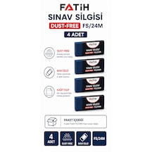 Fatih Fs24 Mavi Sınav Silgisi 4 Adet
