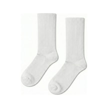 Carnaval Socks Düz Beyaz Desensiz Renkli Spor Çorap Çok Renkli