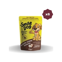 Jungle Smile Dog Pouch Köpek Küçük-orta Irk Kuzulu 85 Gr - 6 Adet