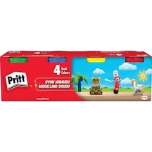 4&apos Lü Oyun Hamuru 4x100g Açık Bej