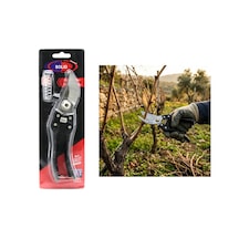 Solıd Çelik Bağ Makası 8" -200mm Geniş Ağız Yedek Yaylı