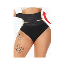 Mistirik Flerna Model Yüksek Sıkılaştırıcı Ve Toparlayıcı String Külot Korse Siyah Renk02 Siyah