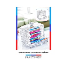 Diamond Premium Pamuklu Çubuk Organizer Kozmetik Düzenleyicii
